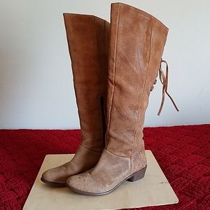 Tall Leather Boots